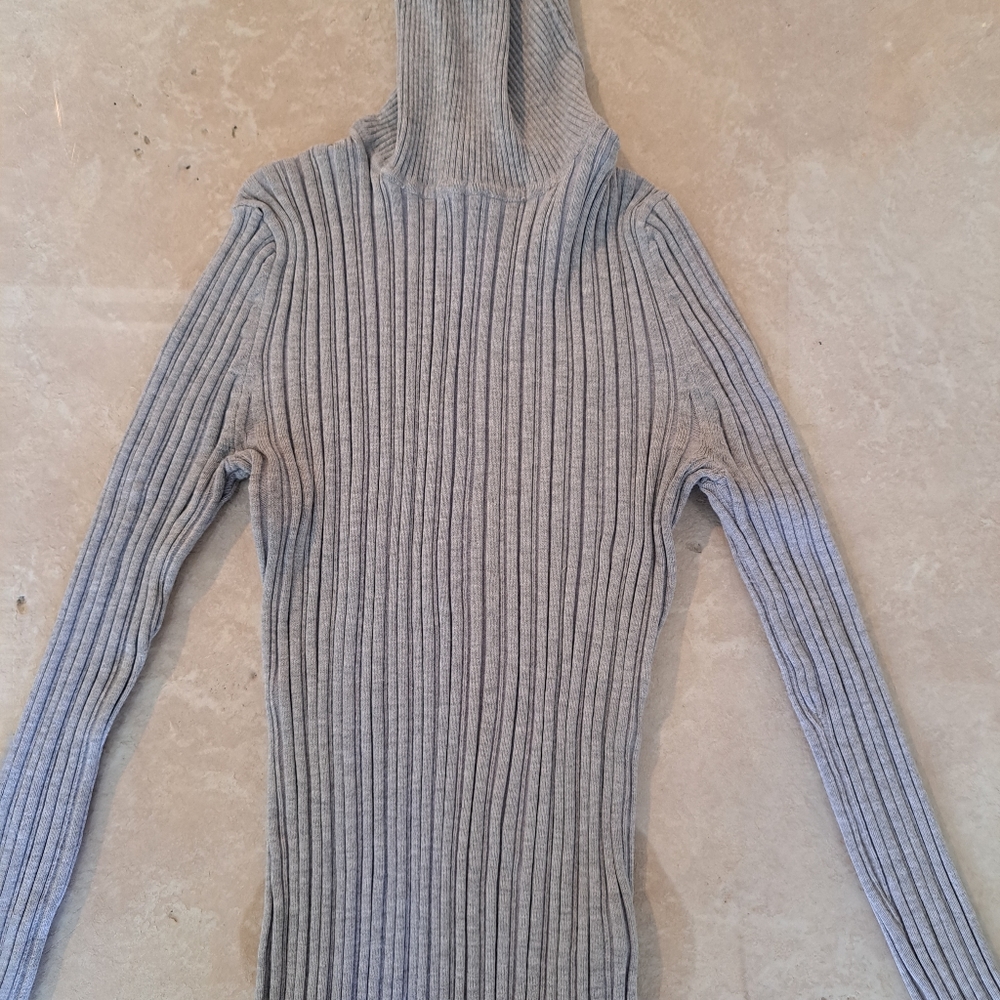 Women's long sleeve turtleneck sweater by It's Our Time size XL Grey